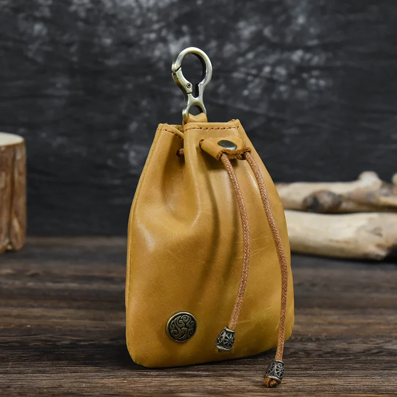 

Genuine Leather Coin Pouch Luxury Designer Wallet For Coins Men Women Coin Purse Coin Bags Female Male Small Change Pocket Bag