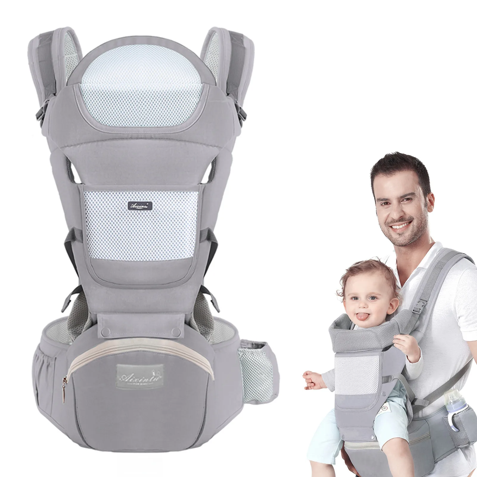 Marsupio ergonomico neonato multifunzionale in vita sgabello da neonato a bambino multiuso prima e dopo accessori borsa canguro