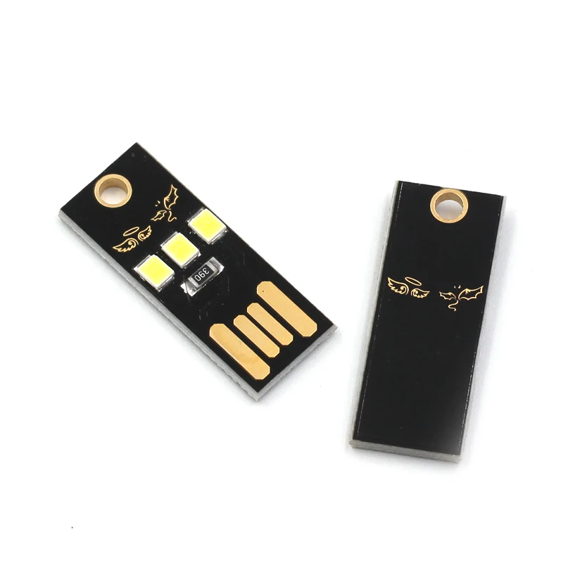 Mini Super Bright USB Power LED Keychain Night Light For Laptop PC Powerbank Keyboard