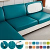 Stretch PU leather waterproof sofa cushion cover sofa seat slipcover backrest cover easy clean sofa protector for pets kids 1