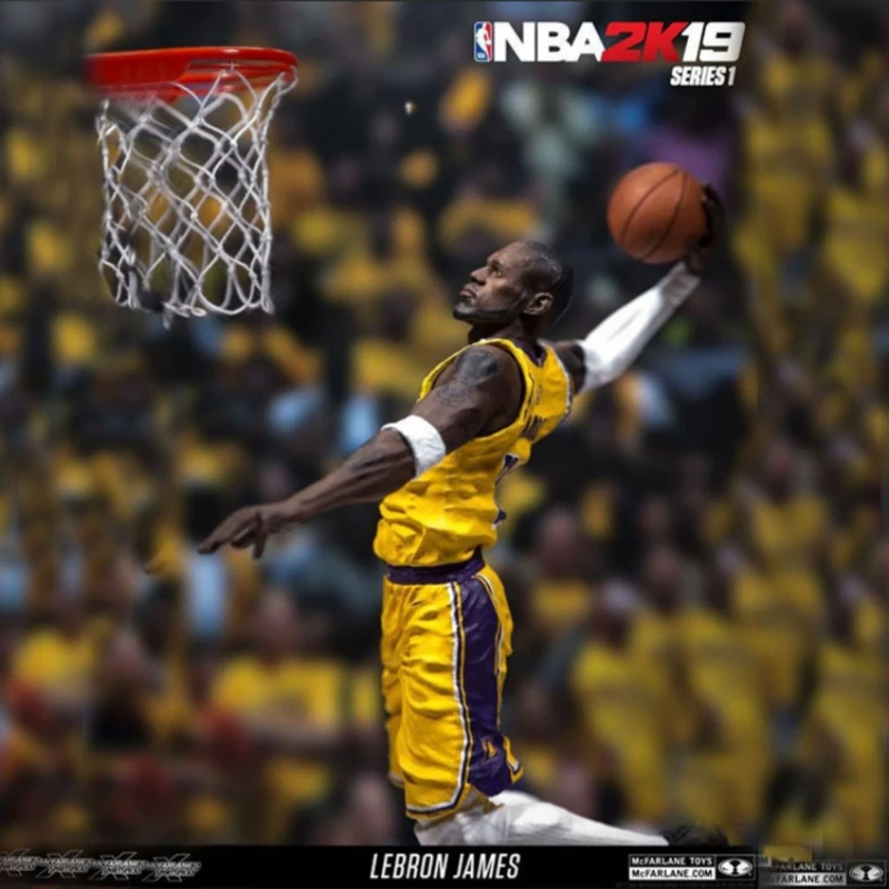 Mcfarlane-nbaバスケットボールスター、ジェントアクションモデルの 
