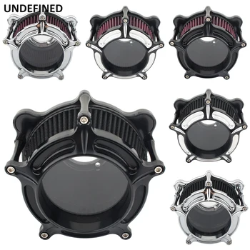 CNC Filtro Aria Filtro di Aspirazione Per Harley Touring Electra Street Glide Road King Softail Fat Boy Dyna/FXR Sportster XL 883 1200