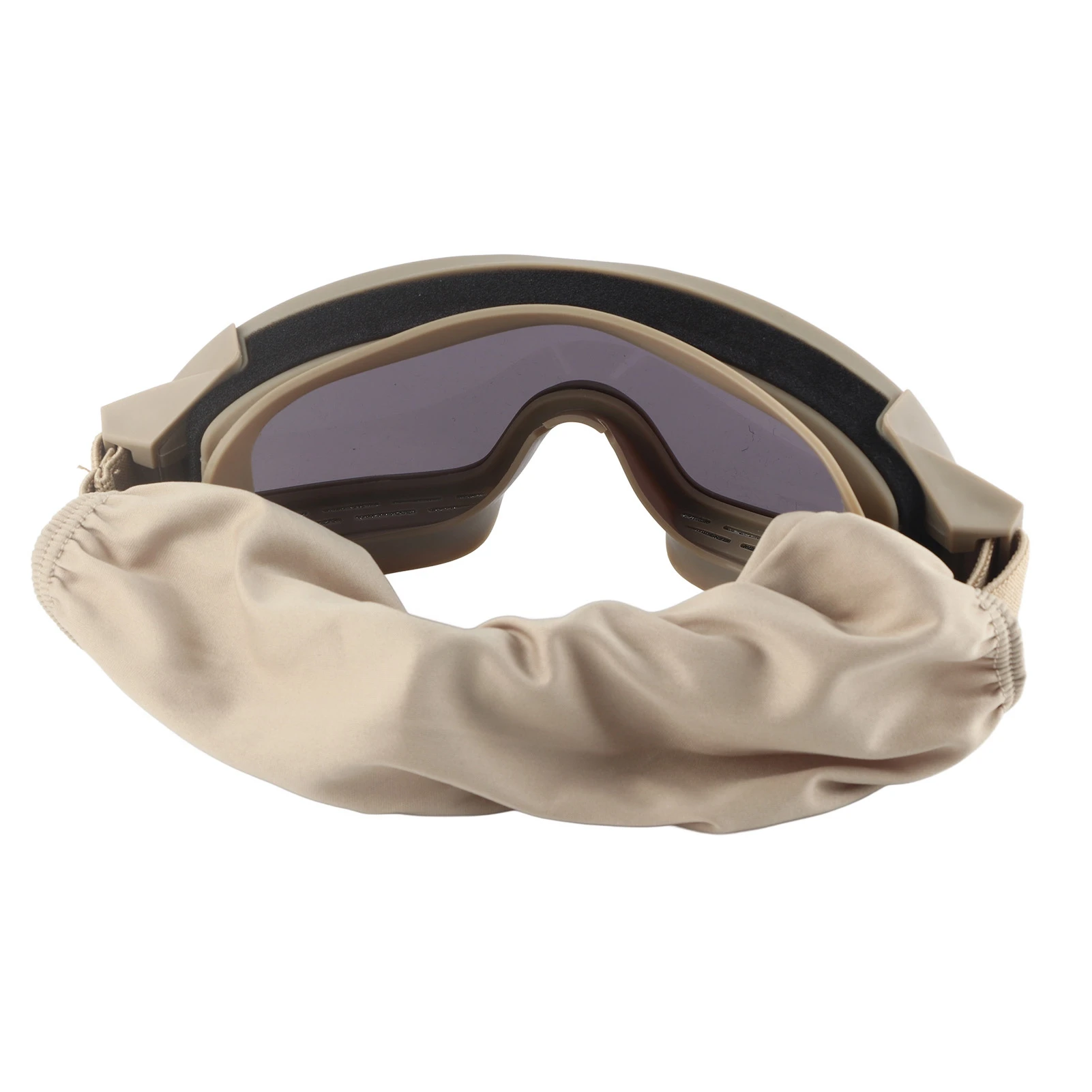Desert Locust Goggles Desert Locust Glasses Windproof Sand Proof Outdoor Goggles with 2 Lens Khaki Desert Locust Goggles