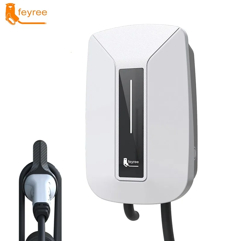 

Feyree Wallbox 7kw Ev Charger Car Electric Type2 22kw Touch Screen Ev Charger for Home Electric Car Charger Ev Charging Station