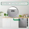 24" Dishwasher Top Control 3 Rack 15 Place 3.4g Quiet 51 dB Energy Star Silver Touch Panel Overflow Protection Dual Arms Low 6