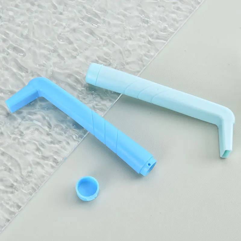 Anti Hiccup Artifact Hiccup Stop L Shaped Straws Children and Adults Reusable