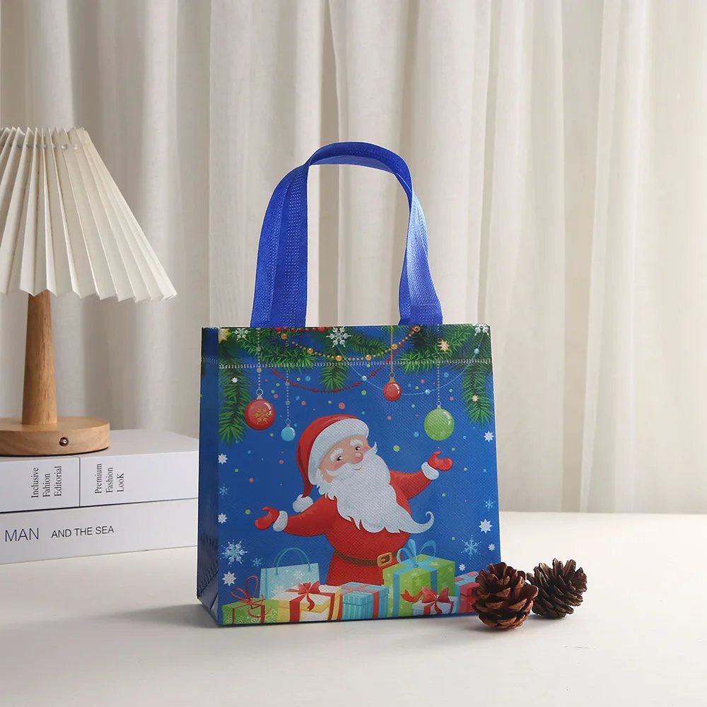 Christmas Gift Bags Non-woven Gifts Bag Cartoon Santa