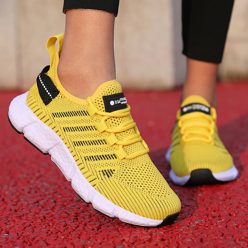Fashion Women Running Sneakers Breathable Outdoor Lace Up Casual Shoes Women's Lightweight Tenis Feminino for Most Popular 2025