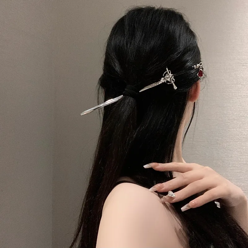 Hair Accessory hair accessory Sword Hairpin Hair Stick jewelry accessories Chinese Headband Woman Diy Hairstyle Harajuku Vintage Bridesmaid Gift
