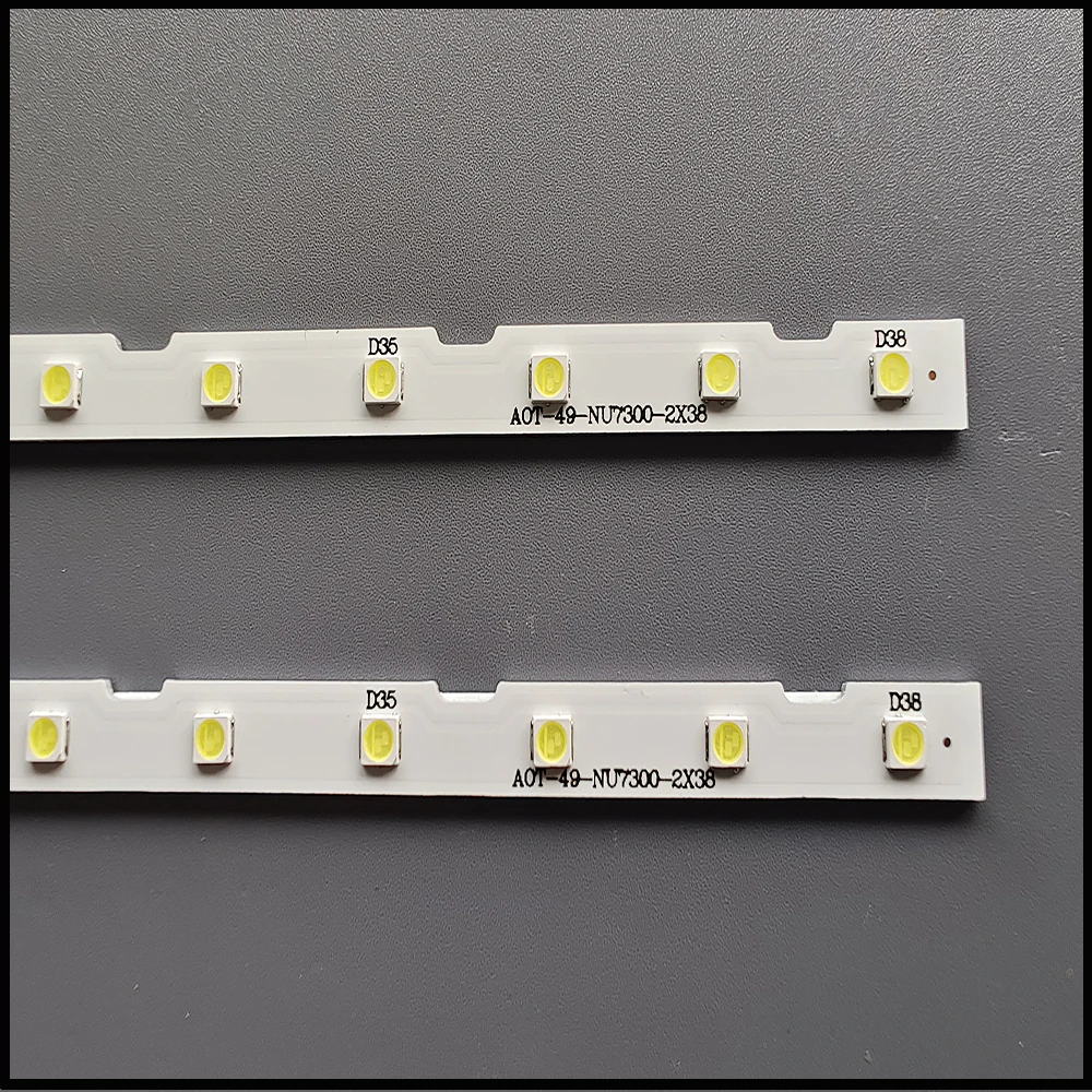 Tira de Retroiluminação Led para Samsung Samsung 49nu7100 Ue49nu7100 Ue49nu7300 Ue49nu7140 Bn6115483a Bn9645953a 45953b Lm4100630a 00557a Pcs - Imagem 4