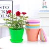 10/20pcs Mini Flower Pot Plastic Succulent Plant Potted Household Office Desk Garden Balcony Decoration Planting Supply TMZ 2
