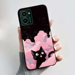 Adorable Puppy Pattern Black Shockproof Soft Jelly Case for Nokia HMD Pulse Plus (HEI - TPU126)