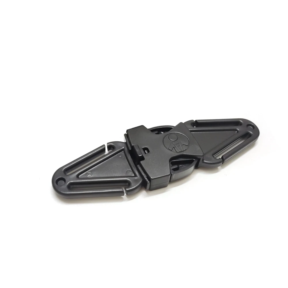 Universal Children Clip Buckle Latch Safety Seats Chair Straps Belt Harness Knots Baby Child Kids Safe Lock Automobile Black