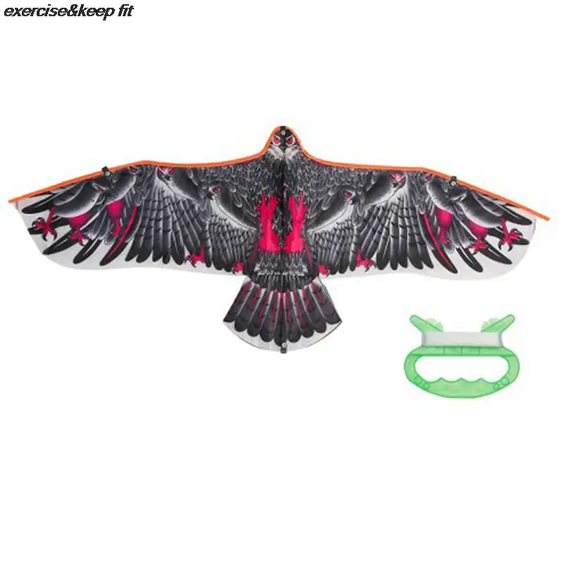 1.1m Eagle Kite With Kite Handle Line Children Flying Bird Kites Outdoor Toys Bird Weifang Chinese Flying Dragon Hcx