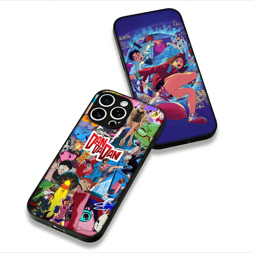 Stylish Protective Coque Cover with Dandadan Momo Okarun Design