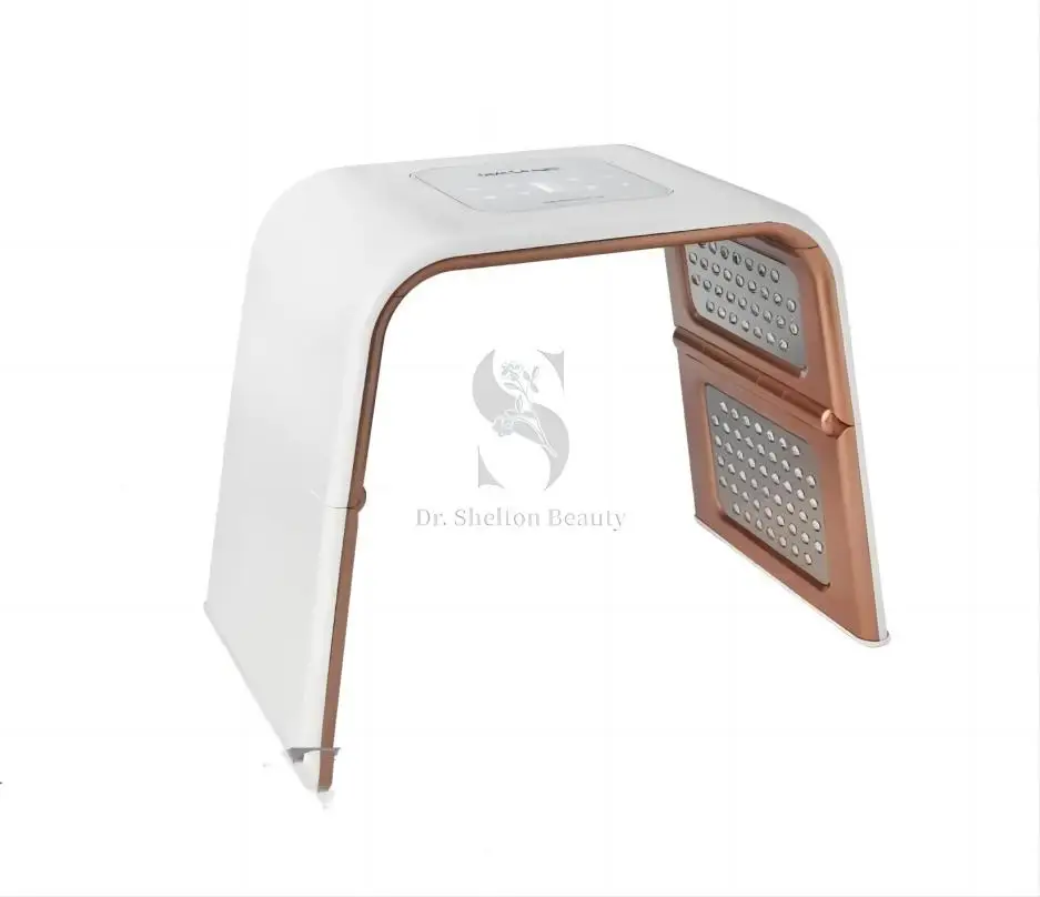 CE Approved LED Beauty Machine OMEGA Light Red Light Therapy 4 Colors and IR Treatment Case