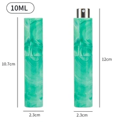 Portable Leak - Proof Refillable Perfume Spray Bottle - 10ml Mini Travel Atomizer Container (10ML Marble)
