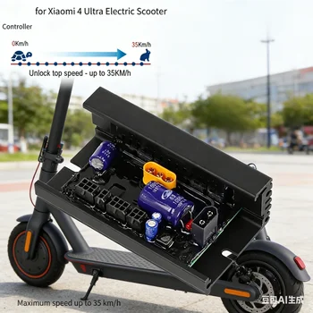 Regolatore di velocità per scooter 35 km/h, versione migliorata per Xiaomi 4 Ultra, sblocca la velocità massima.