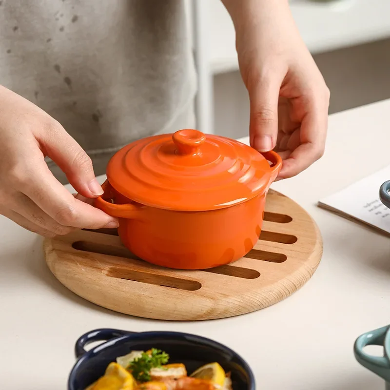 Ceramic Tableware Set Waterproof Stew Pot Ceramic Soup Pot with Lid Binaural Stew Household Children&rsquo;s Bird&rsquo;s Nest Steamed Egg Special Bowl