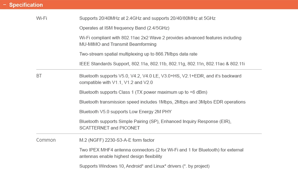 M.2 2230 E-Key RTL8822CE WiFi Module For NanoPi R5C/M6/Zero2,NanoPC T6 Supports