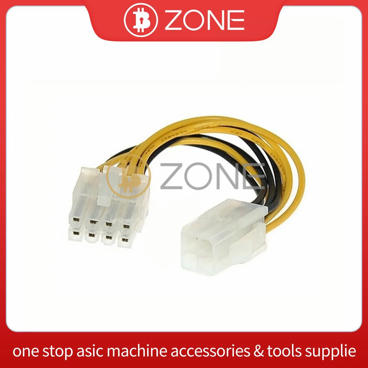 15Cm 4Pin Maleto 8 Pin Femmina Alimentatore Asic Miner Parti Cavo Psu Per Antminer S9 S9J S9K S9I