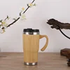 Personalized Bamboo Thermos Insulated Mup Creative Bamboo Insulated Water Bottle Heated Travel Cup Office Cup 5