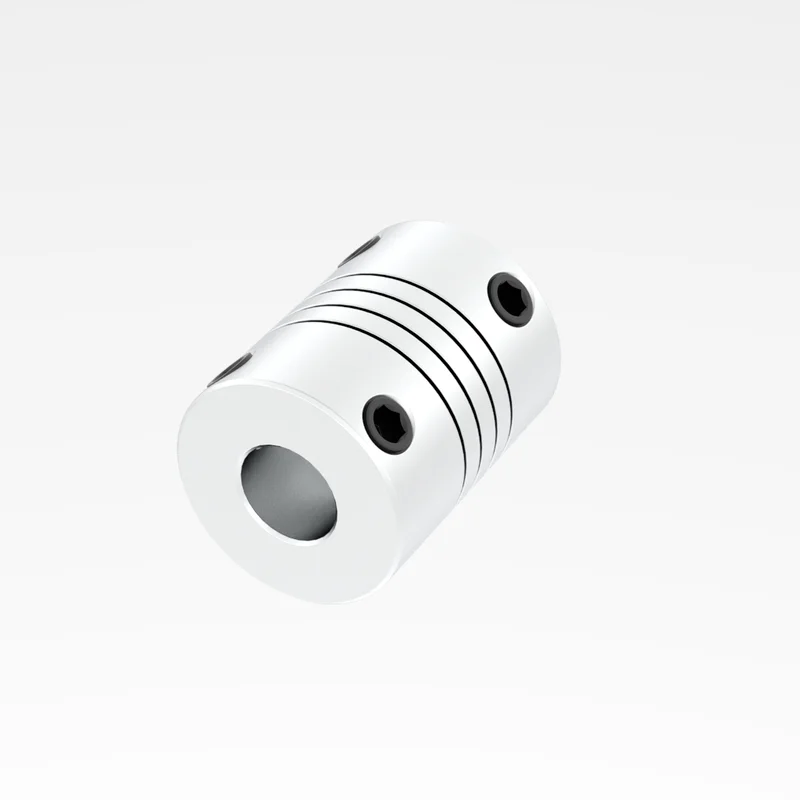 Aluminium CNC Motor Jaw Shaft Coupler 5mm To 8mm Flexible Coupling OD 19x25mm 3/4/5/6/6.35/7/8/10mm