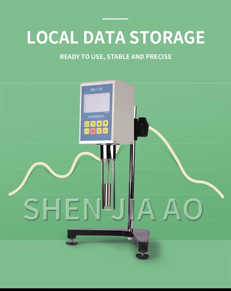 High-precision digital viscometer NDJ-5S rotary paint viscometer kinematic visco
