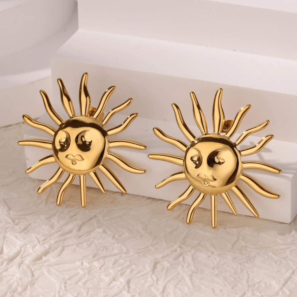 Stainless Steel Earrings for Women Colorful