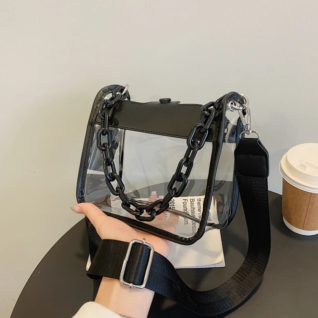 Buy Wholesale Taiwan Clear Iridescent Pvc Handbag With Customize