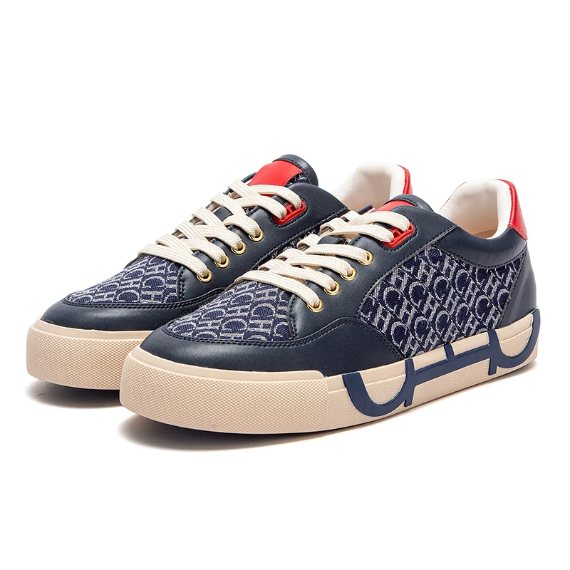 Men's Casual Shoes Coffee Luxury Brand Flat Lace Up Shoes Monogrammed Loafers Black Friday Casual Shoes