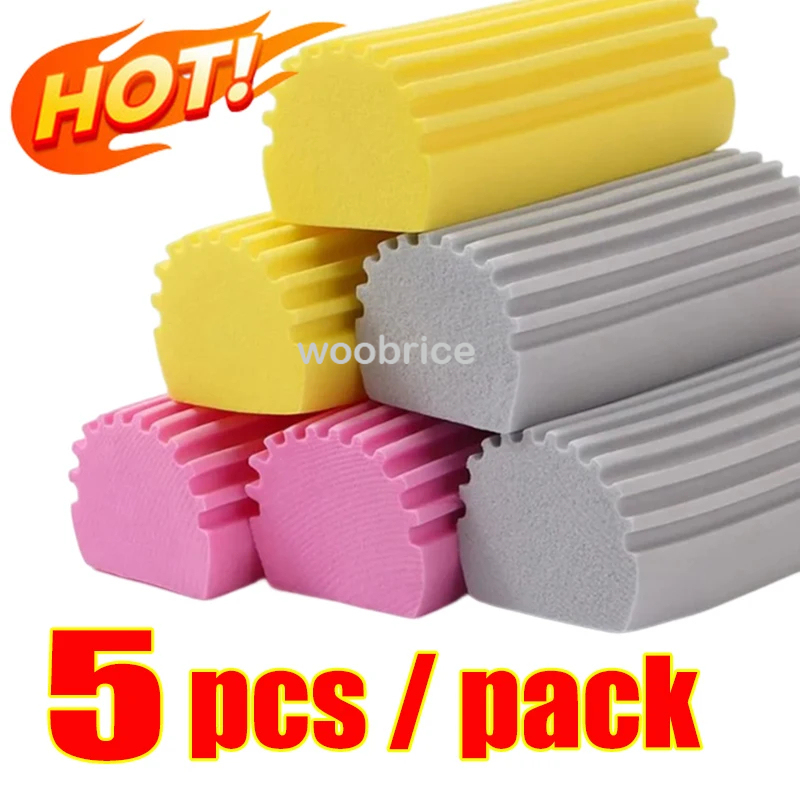 Car Damp Clean Duster Sponges Reusable Eraser Brush Blinds Kitchen Window Sponge Duster Cleaning Tools Auto Accessories