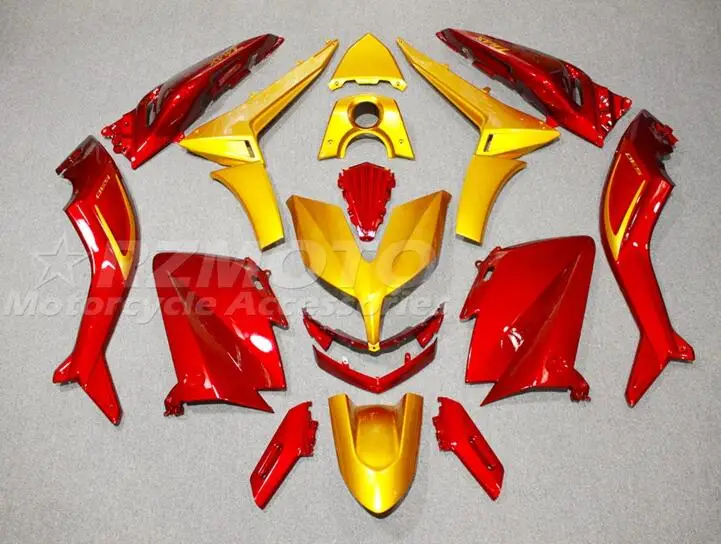 

New ABS Motorcycle Fairings Kit Fit For YAMAHA T-max 530 2015 2016 15 16 Bodywork Set Golden Red