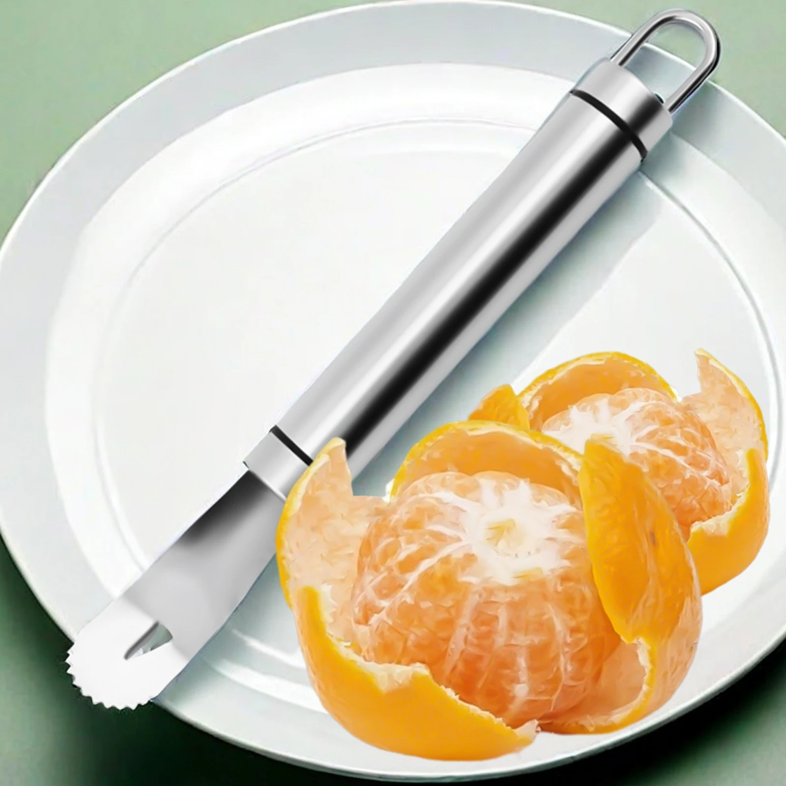 Orange/Pomelo Peeler Gadget Convenient to Clean with Hanging Hook for Friend Family Neighbors Gift