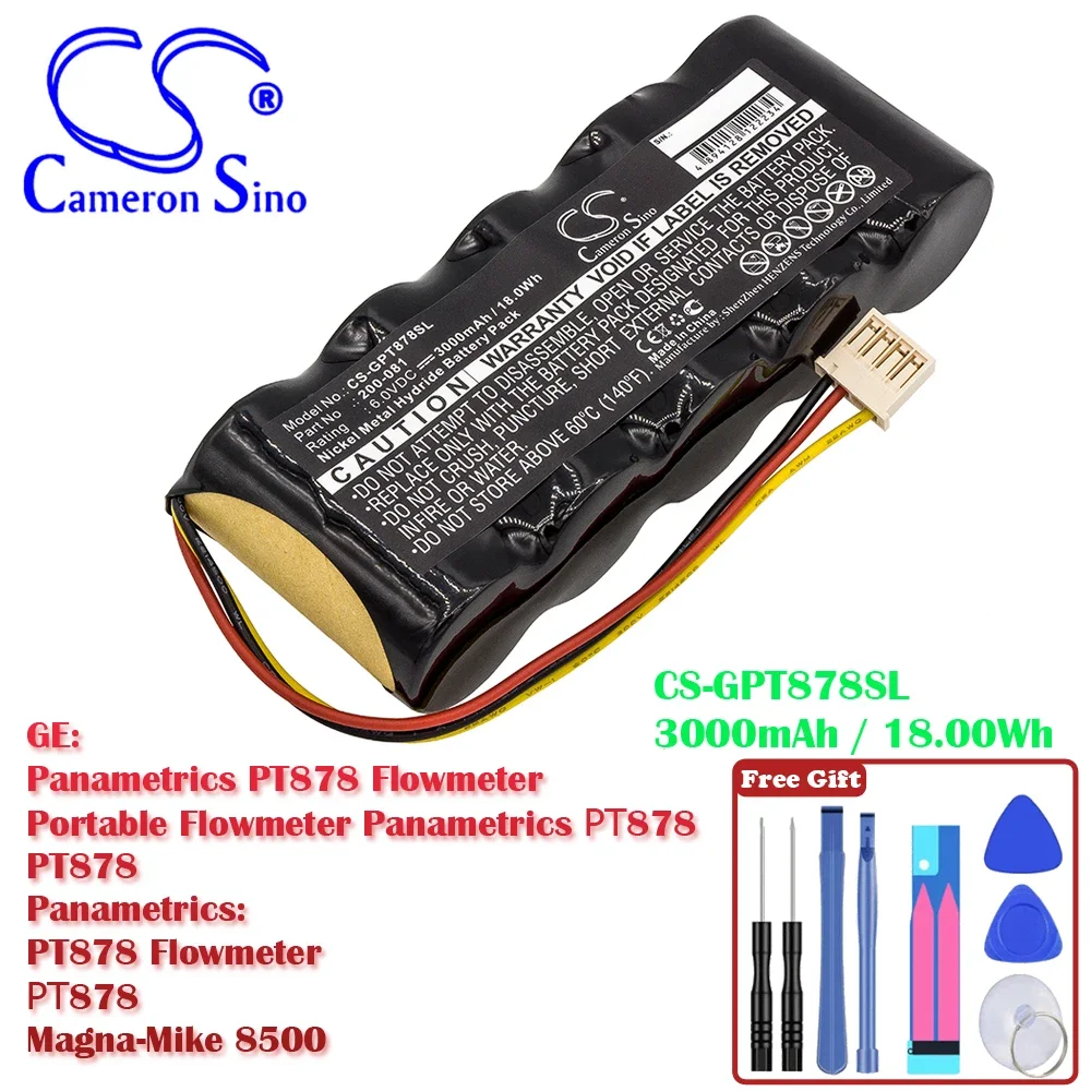 

Оборудование, съемка, испытание, расходомер 3000 мАч/200 Втч для GE-081 Panametrics PT878