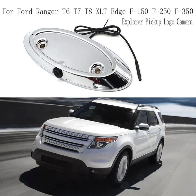 

170° 1080P HD AHD Backup Parking Camera For Ford Ranger T6 T7 T8 XLT Edge F-150 F-250 F-350 Explorer Pickup Logo Camera