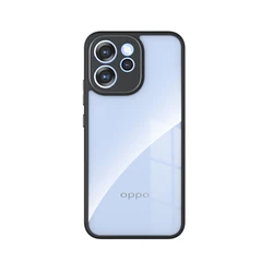 Matte Transparent Acrylic Shockproof Bumper Case - Anti - fall Protective Shell for Oppo Reno 15F 5G (WHITE)