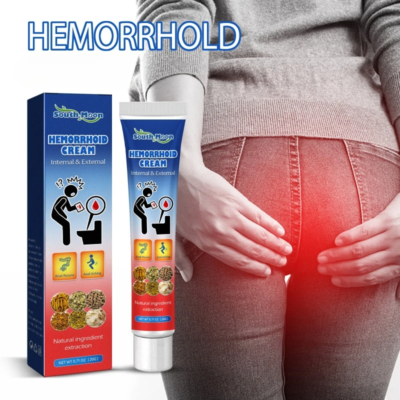 

Hemorrhoids Cream Internal External Hemorrhoid Treatment Herbal Ointment Anal Fissure swelling Bleed Piles Itching Relief Pain