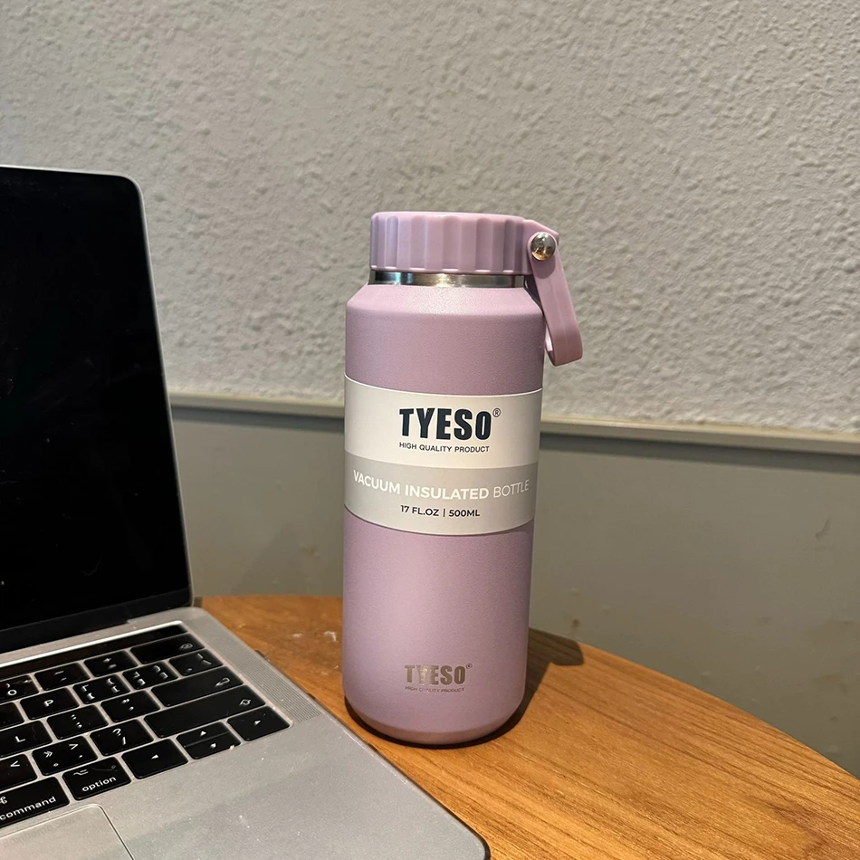 Tyeso Vacuum Insulated Bottle Sports 304 Stainless Steel Hot And Cold Water Bottle 16 Tyeso Vacuum Insulated Bottle Sports 304 Stainless Steel Hot And Cold Water Bottle