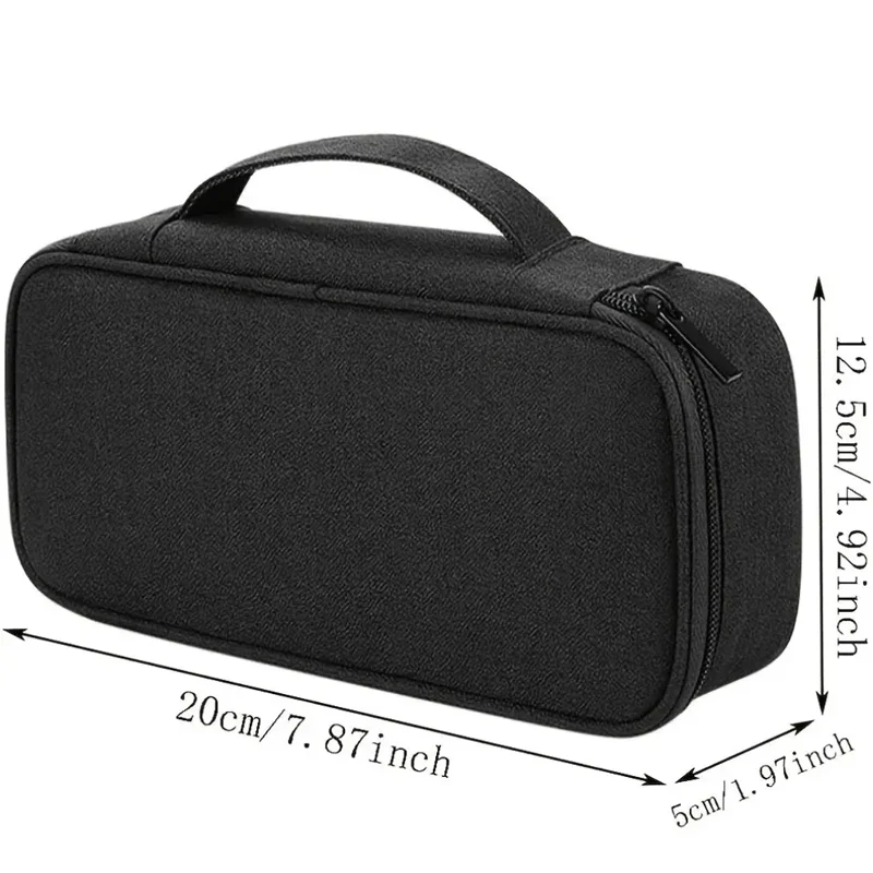 Travel Organizer Portable USB Flash Drives Accessories Case Dustproof Cord Apple iPhone Samsung Phone Electronic Storage Bag