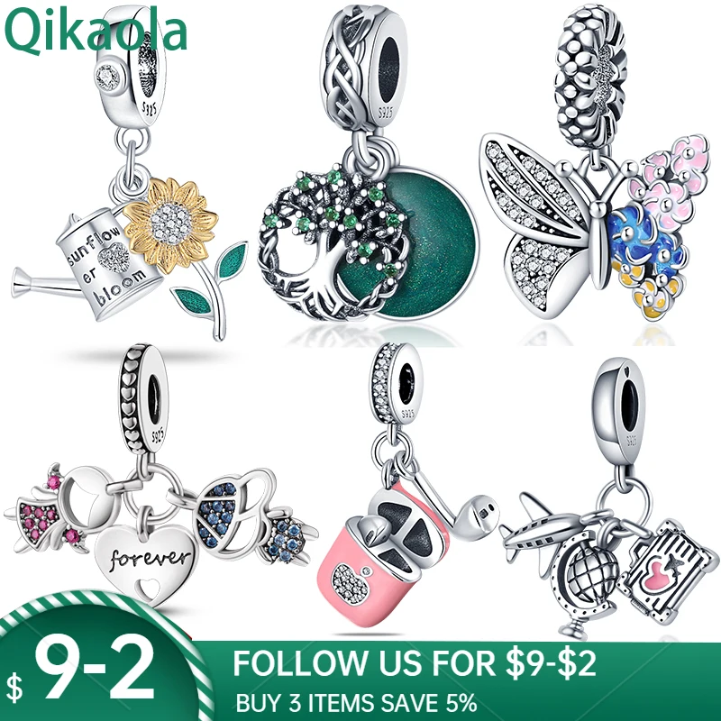 

plata charms of ley 925 fit original pandora bracelets silver color Hot air balloon bead charm diy jewelry for women