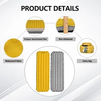 Tapis de Camping Widesea matelas pneumatique R8 20Dnylon matelas de lit simple auto-gonflant tente touristique tapis de couchage gonflables fournitures 4