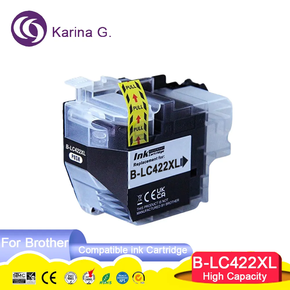 High Capacity LC422XL 422XL LC422 Compatible Ink Cartridge For MFC-J5340DW MFC-