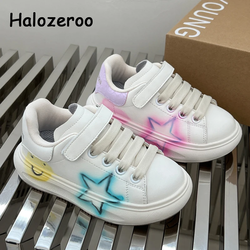 

New Autumn Kids Sport Sneakers Baby Girls Star Shoes Children Brand Chunky Sneakers Boys Fashion Casual Sneakers Mesh Trainers