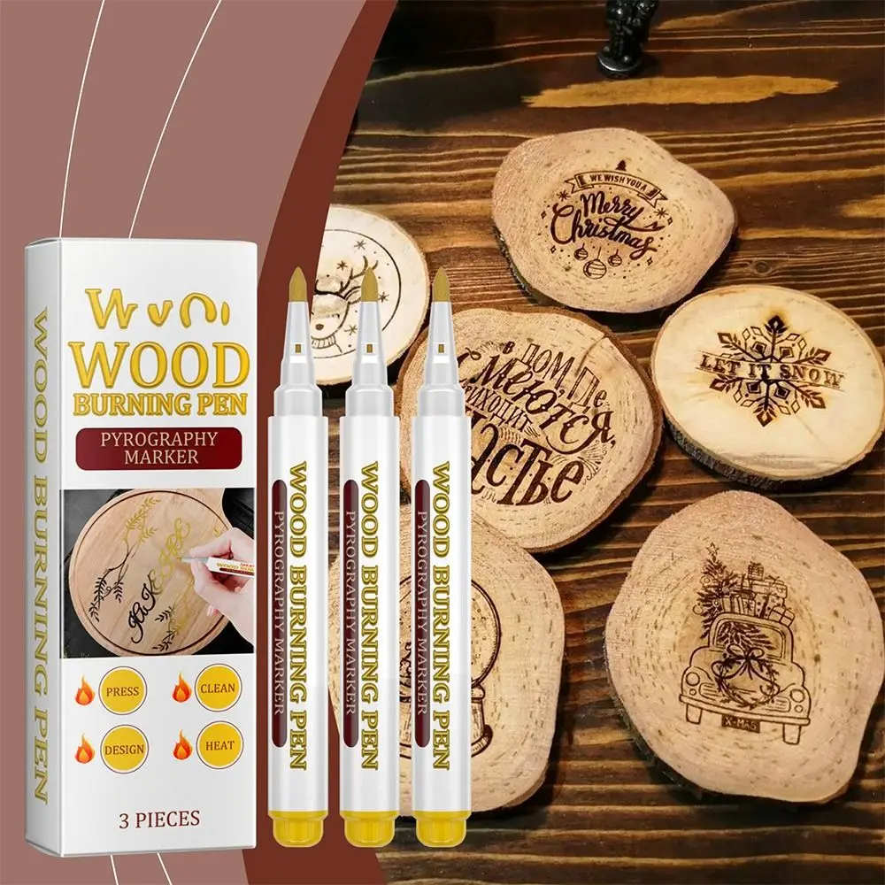 새로운 수지 굽기 펜 내구성이 오래 지속되는 Scorch 펜 사용하기 쉬운 Pyrography 마커 미술 용품