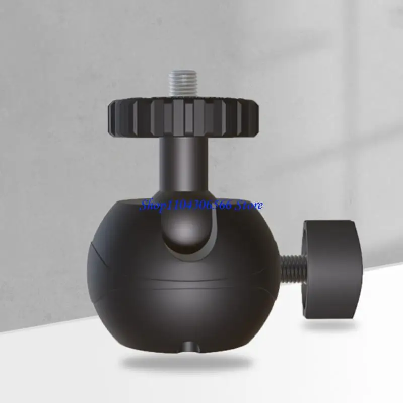 02DD 회전 볼 마운트 어댑터 카메라 삼각대 마운트용 1/4인치 암-수 나사