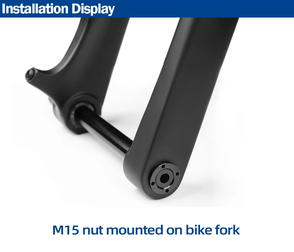 M12 M15 Steckachsmutter für Fahrradrahmen/Gabel 1,5P Rennrad Steckachse Wellenmutter MTB Carbon Gabelrahmenmutter Spieße Schraube Fahrradteile – Detail 13
