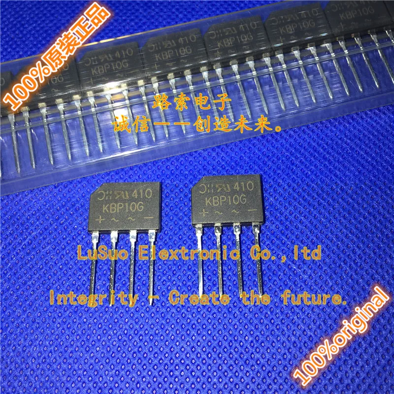

100 шт., оригинальный новый выпрямительный мост KBP10G KBP10 DIP4