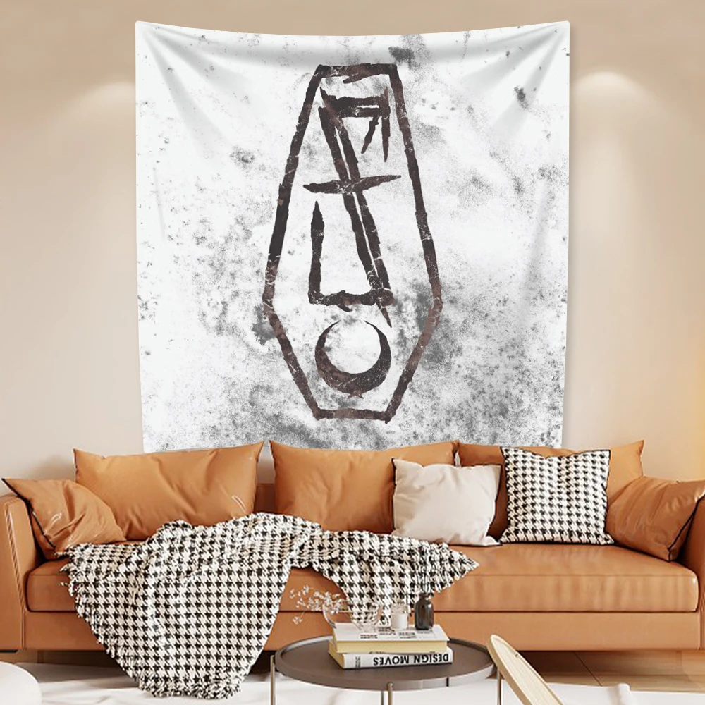 Deathcore Band Tapestry L-Lorna Shores Album Cover Wall Hanging Home Decor University Dorm Backdrop Concert Party Decoration tapestry decor