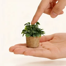 Charming Miniature Potted Plants for Home and Office Decor (1pc)